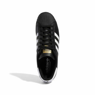 adidas Superstar in Black with a white background