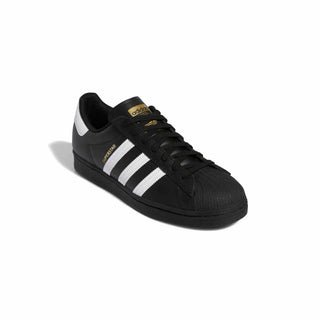 adidas Superstar in Black with a white background