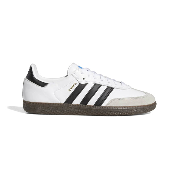 adidas Skateboarding Samba ADV Shoes - Cloud White/Core Black/Gum