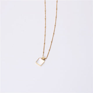 ALCO Jewelry Endlessly Creating Necklace, 18K gold-plated, stainless steel, hypoallergenic.
