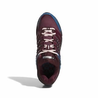 adidas Originals Adistar Control 5 "Hardies" in Aurora Ruby/Maroon/Dusky Ink — 00s running-inspired silhouette with open mesh upper, Adiprene+ forefoot cushioning, 3-Stripes, and Badge of Sport logo