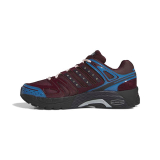 adidas Originals Adistar Control 5 "Hardies" in Aurora Ruby/Maroon/Dusky Ink — 00s running-inspired silhouette with open mesh upper, Adiprene+ forefoot cushioning, 3-Stripes, and Badge of Sport logo