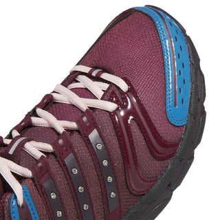 adidas Originals Adistar Control 5 "Hardies" in Aurora Ruby/Maroon/Dusky Ink — 00s running-inspired silhouette with open mesh upper, Adiprene+ forefoot cushioning, 3-Stripes, and Badge of Sport logo