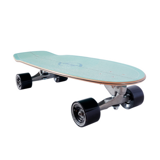 Carver x Bing 27.5" Puck Surfskate, compact and agile, with CX truck system and Sugarcoat grip tape.