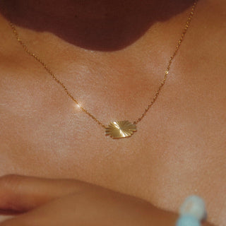 ALCO 18K gold-plated, hypoallergenic Free Spirit Necklace with lobster clasp and extender.
