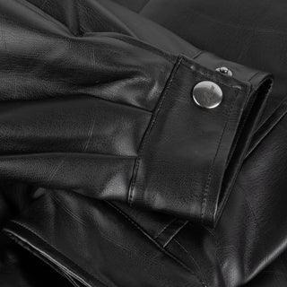 Dime black quilted jacket with wavy debossed pattern and oversized logo patch.