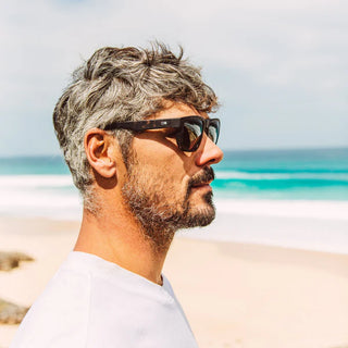 "Otis Eyewear Request Sport sunglasses in Matte Amberwood Tort frame with Brown Polar lenses — performance polarized sunglasses for men and women"