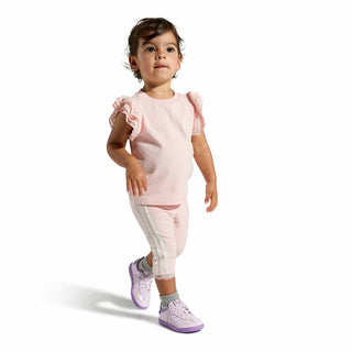 adidas Originals Pokémon Samba OG Elastic Lace "Mewtwo" Infant's Shoes in Ice Lavender/Ice Lavender/Violet Fusion — light purple leather upper, Mewtwo tongue label, Trefoil and Pokémon branding, elastic laces, rubber outsole