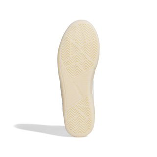 adidas Skateboarding Tyshawn Shoes in Off White/Gold Metallic — Tyshawn Jones signature skate shoe with leather upper, Adituff toe reinforcement, Adiprene sockliner, and EVA midsole