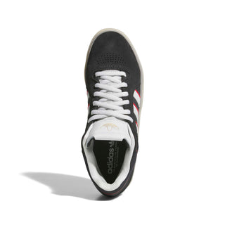 adidas Skateboarding Tyshawn Shoes - Carbon/Crystal White/Better Scarlet