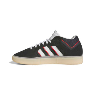 adidas Skateboarding Tyshawn Shoes - Carbon/Crystal White/Better Scarlet