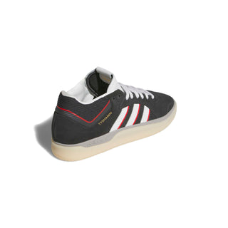 adidas Skateboarding Tyshawn Shoes - Carbon/Crystal White/Better Scarlet