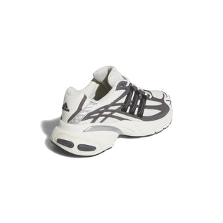 adidas Originals Adistar XLG 2.0 Shoes in Grey Strata/Core Black/Off White — RPU molded cage upper, mesh base with reflective details, ADIPRENE heel cushioning, and rubber outsole inspired by adidas heritage models from the 00s