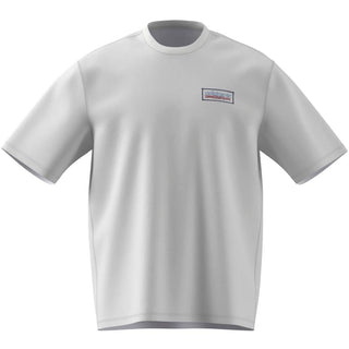 adidas Skateboarding Mark Gonzales Modernist Tee in White with graphic artwork and loose-fitting cotton construction.