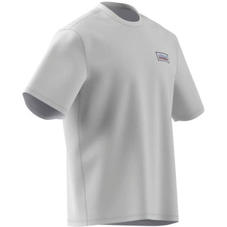 adidas Skateboarding Mark Gonzales Modernist Tee in White with graphic artwork and loose-fitting cotton construction.