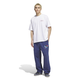adidas Skateboarding Mark Gonzales Modernist Tee in White with graphic artwork and loose-fitting cotton construction.