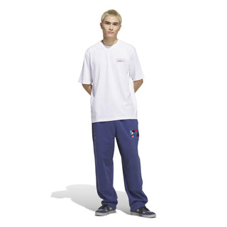 adidas Skateboarding Mark Gonzales Modernist Tee in White with graphic artwork and loose-fitting cotton construction.