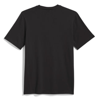 adidas Skateboarding Push Tee in Black with multicolor front graphic and classic short sleeve cotton construction.