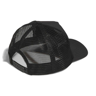 adidas Skateboarding x Tyshawn Trucker Cap in Black — classic trucker silhouette, plain weave construction, understated Tyshawn Jones branding, skate and street style