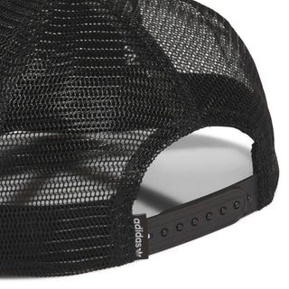 adidas Skateboarding x Tyshawn Trucker Cap in Black — classic trucker silhouette, plain weave construction, understated Tyshawn Jones branding, skate and street style