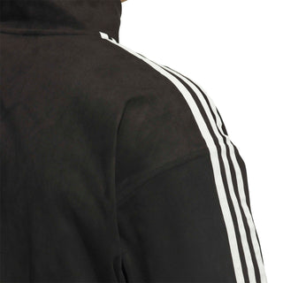 adidas Skateboarding Vintage Superfire Track Top in Black and Cream White with relaxed fit and full-zip design.