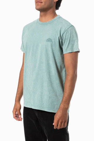 Katin USA Rise Embroidery Tee in custom-dyed organic cotton.