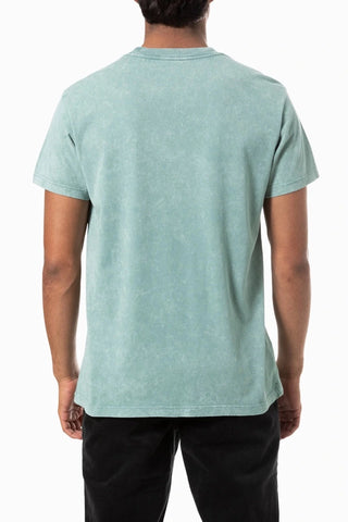 Katin USA Rise Embroidery Tee in custom-dyed organic cotton.