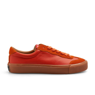 Last Resort AB VM004 Milic Leather/Suede Lo Duo Orange/Gum Skate shoes with Leather Uppers
