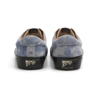 Last Resort AB VM001-Lo Cloudy Suede Shoes in Fissful Blue/Black, designed for skateboarding, comfortable and stylish.