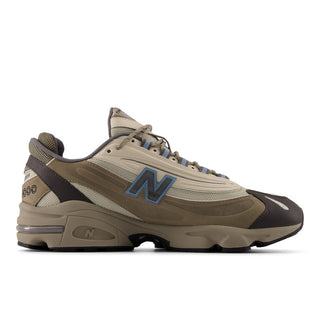 New Balance 1000 in Dockside/Stillwater/Shipyard with ABZORB cushioning, inverted mesh upper, and Stability Web midsole.