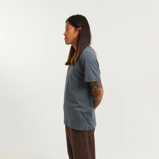 A Stance T-Shirt in Slate featuring Butter Blend™ Jersey for ultimate comfort.