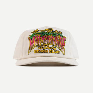 "Duvin x Margaritaville Beach Club Hat in Antique — vintage beach lifestyle collab hat from Duvin Design Co. and Jimmy Buffett's Margaritaville"