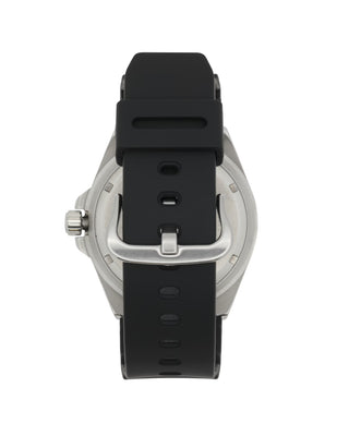 Casio MDV106B-2AV with a blue dial and rotary bezel, silver-tone case and hands, date window, and black band