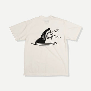 Duvin Bite Tee in Antique with vintage-washed cotton and front graphic.