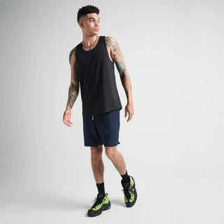 Stance Dark Navy Complex Athletic Shorts with four-way stretch and FreshTek™ moisture-wicking odor control.
