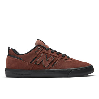 New Balance Numeric Jamie Foy 306 Deathwish in Brown/Black with durable suede and vulcanized outsole.