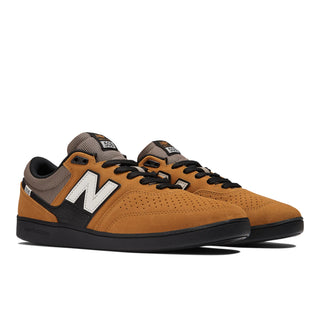 New Balance Numeric 508 shoes in Dolce/Black with reflective details and suede upper.