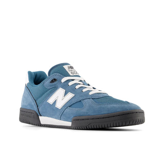 Elemental Blue/White New Balance Numeric Tom Knox 600 shoe with FuelCell midsole and FantomFit technology.