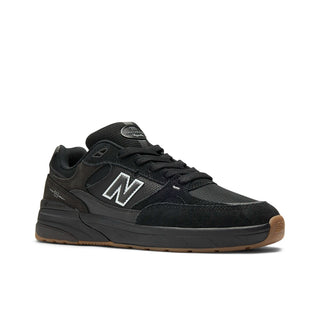 New Balance Numeric 933 Andrew Reynolds black skate shoe with suede and mesh.