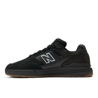 New Balance Numeric 933 Andrew Reynolds black skate shoe with suede and mesh.