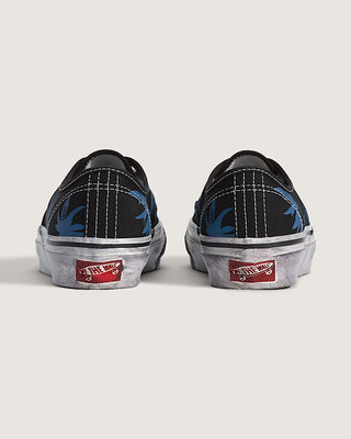 Vans LX Authentic 44 Archive Black sneaker with black canvas upper and classic low-top silhouette.