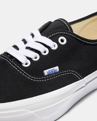 Vans LX Authentic Reissue 44 Black White sneaker with two-tone canvas upper and classic low-top silhouette.