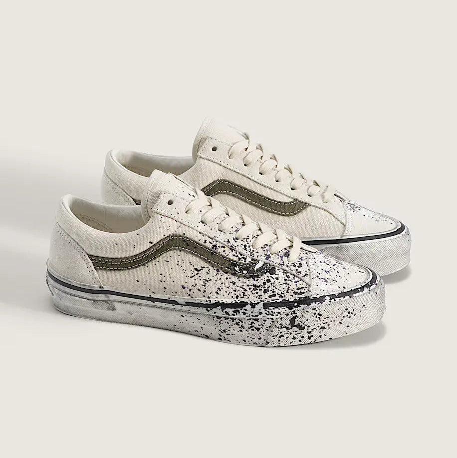 Vans LX Old Skool 36 Paint Splatter Shoes - Turtledove – Drift House Vans LX Old Skool 36 Paint Splatter Shoes - Turtledove – Drift House