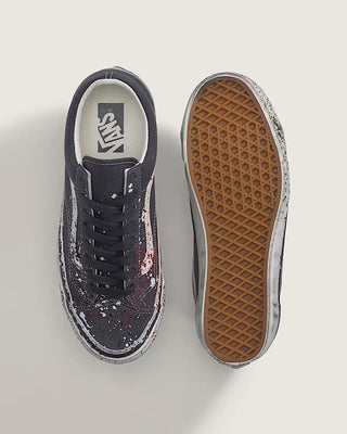 Vans LX Old Skool 36 Paint Splatter Shoes - Charcoal