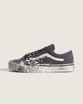Vans LX Old Skool 36 Paint Splatter Shoes - Charcoal