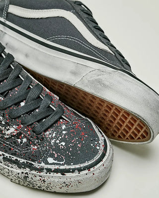 Vans LX Old Skool 36 Paint Splatter Shoes - Charcoal