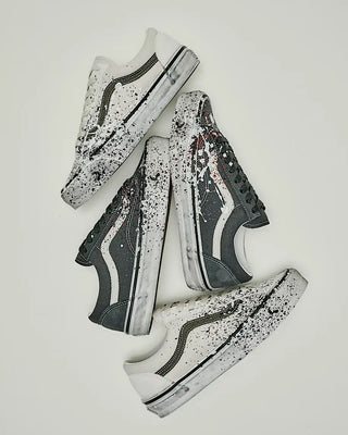 Vans LX Old Skool 36 Paint Splatter Shoes - Turtledove