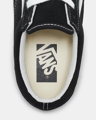 Vans LX Premium Old Skool shoes in Black and White with suede upper and classic Sidestripe design.