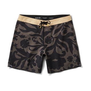 Eco-friendly Roark Passage 17 Men's Boardshorts with Hemp blend, 4-way stretch, and DWR finish.
