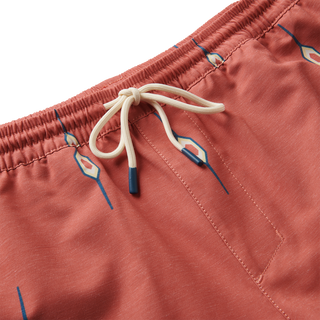 Comfort-focused Roark Shorey 16" Men's Boardshorts with sustainable materials, elastic waist, and DWR finish.